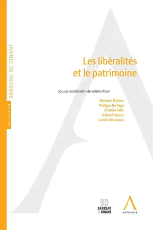 Les libéralités et le patrimoine