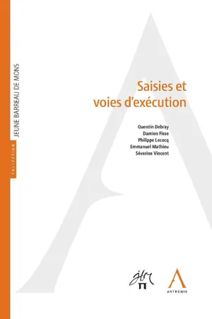 Saisies et voies d'exécution