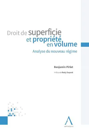 Droit de superficie et propriété en volume