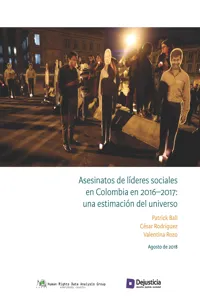 Asesinatos a líderes sociales en Colombia en 2016–2017_cover