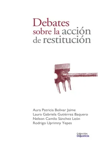 Debates sobre la acción de restitución_cover