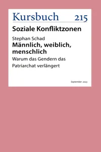 Männlich, weiblich, menschlich_cover