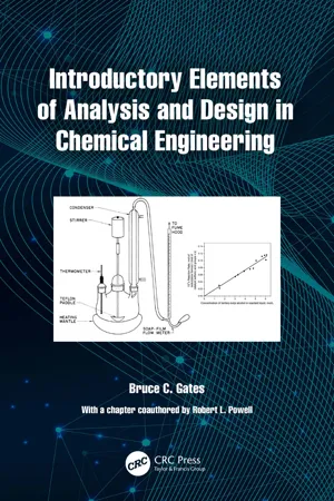 Introductory Elements of Analysis and Design in Chemical Engineering