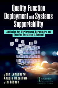 Quality Function Deployment and Systems Supportability_cover