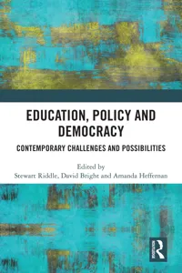 Education, Policy and Democracy_cover