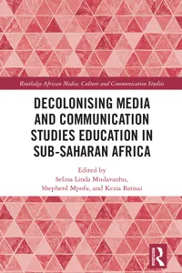 Decolonising Media and Communication Studies Education in Sub-Saharan Africa_cover