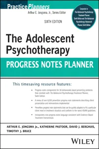The Adolescent Psychotherapy Progress Notes Planner_cover