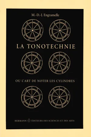 La tonotechnie ou l'art de noter les cylindres