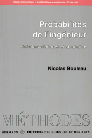 Probabilités de l'ingénieur