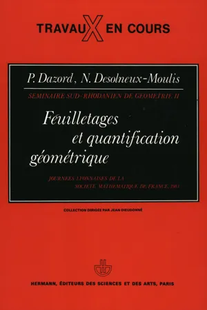 Feuilletages et quantification géométrique