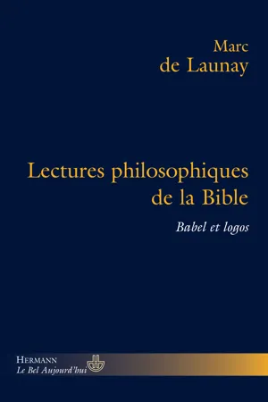 Lectures philosophiques de la Bible