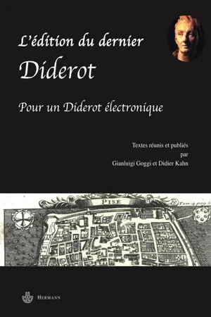 L'édition du dernier Diderot