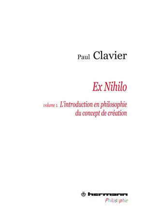 Ex Nihilo. Volume 1