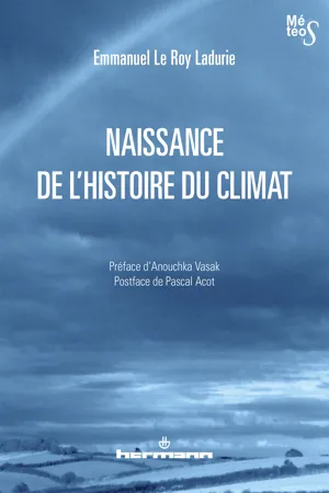 Naissance de l'histoire du climat