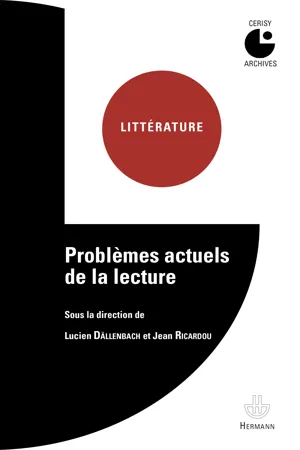 Problèmes actuels de la lecture