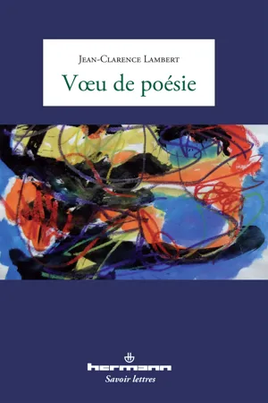 Vœu de poésie