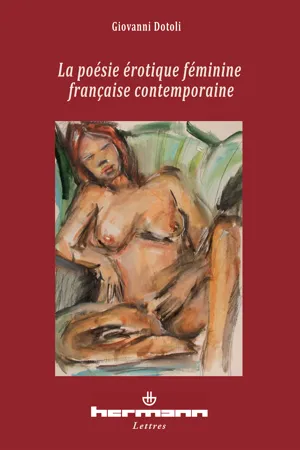 Anthologie de la poésie érotique féminine contemporaine