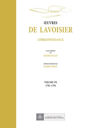 Correspondance, Volume VII (1792-1794)