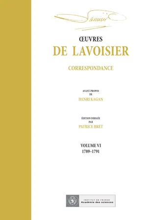 Correspondance, Volume VI (1789-1891)