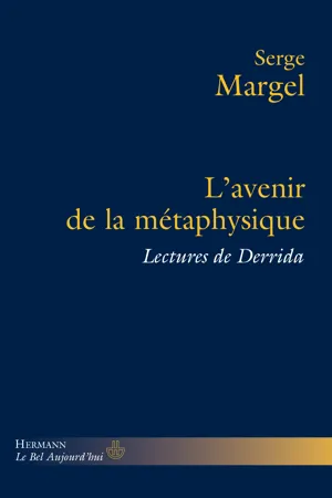 L'avenir de la métaphysique