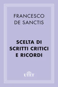 Scelta di scritti critici e Ricordi_cover