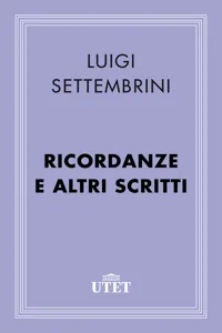 Ricordanze e altri scritti_cover