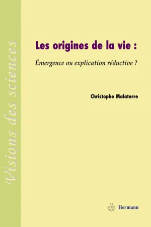 Les origines de la vie