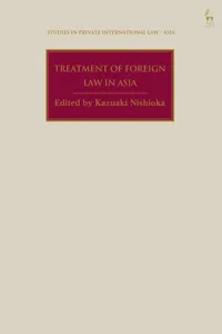 Treatment of Foreign Law in Asia_cover