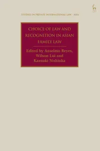 Choice of Law and Recognition in Asian Family Law_cover