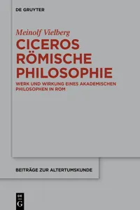 Ciceros römische Philosophie_cover