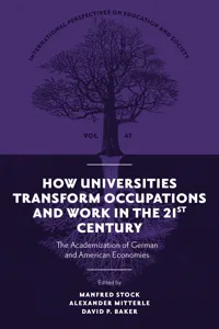 How Universities Transform Occupations and Work in the 21st Century_cover