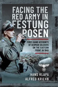 Facing the Red Army in Festung Posen_cover