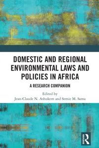 Domestic and Regional Environmental Laws and Policies in Africa_cover