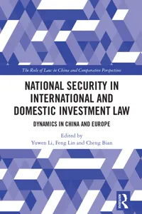 National Security in International and Domestic Investment Law_cover