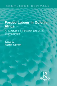 Forced Labour in Colonial Africa_cover