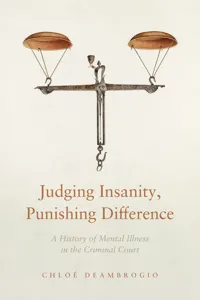 Judging Insanity, Punishing Difference_cover