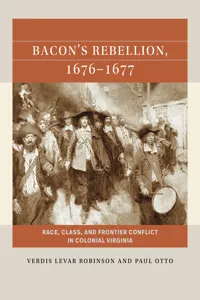 Bacon's Rebellion, 1676-1677_cover