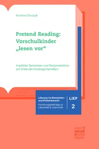 Pretend Reading: Vorschulkinder "lesen vor"_cover