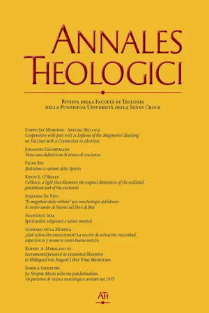 Annales Theologici 37 1 (2023)