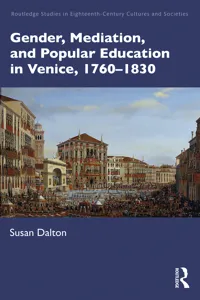 Gender, Mediation, and Popular Education in Venice, 1760–1830_cover