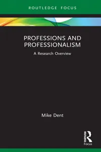 Professions and Professionalism_cover