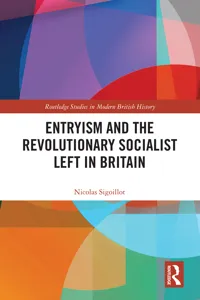 Entryism and the Revolutionary Socialist Left in Britain_cover