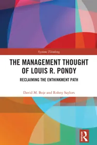 The Management Thought of Louis R. Pondy_cover