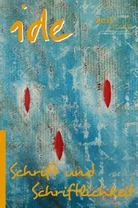 Schrift und Schriftlichkeit_cover