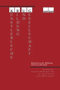 Künstlerische Bildung und Gesellschaft_cover