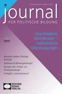 Unzufriedene Demokraten – radikalisierte Überzeugungen_cover