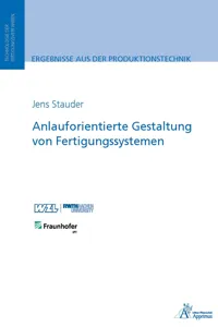 Anlauforientierte Gestaltung von Fertigungssystemen_cover