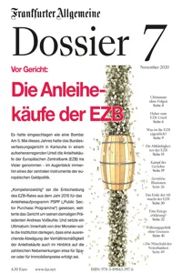 Vor Gericht: Die Anleihekäufe der EZB_cover