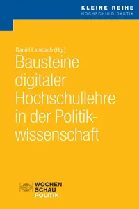 Bausteine digitaler Hochschullehre in der Politikwissenschaft_cover