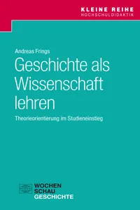 Geschichte als Wissenschaft lehren_cover